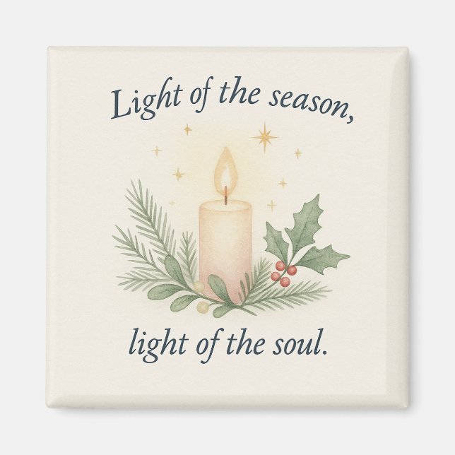 Aimant Light of the Season, Light of the Soul (Devant)