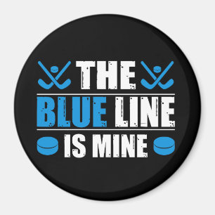 Aimant Ligne bleue de hockey