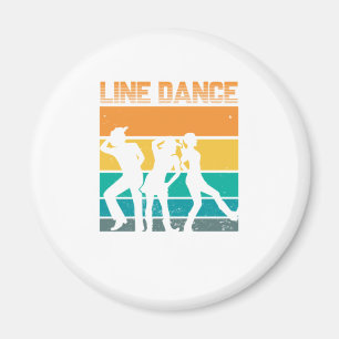 Aimant Ligne Danse Pays Danse Ligne Danse Pays Cadeau