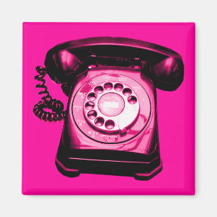 Aimant Ligne d'assistance téléphonique rouge