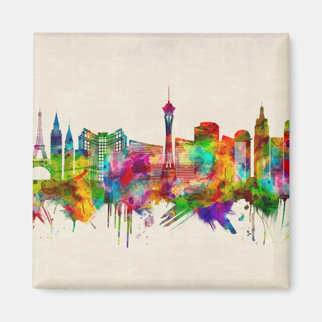 Aimant Ligne d'atterrissage de Las Vegas (Devant)