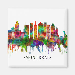 Aimant Ligne d'atterrissage de Montréal Canada