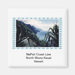 Aimant Ligne de côte d'Aimant-NaPali, Kauai, Hawaï