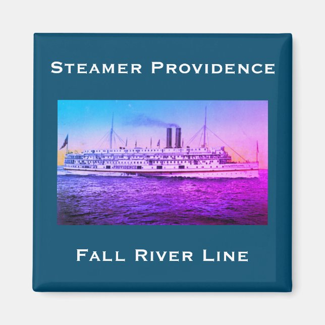 Aimant Ligne de la rivière Fall, navire à vapeur 'Provide (Devant)