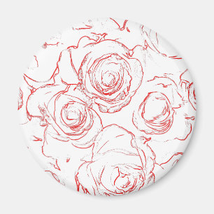 Aimant Lignes directrices de Red Roses
