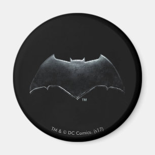 Aimant Ligue de Justice   Symbole de batman métallique
