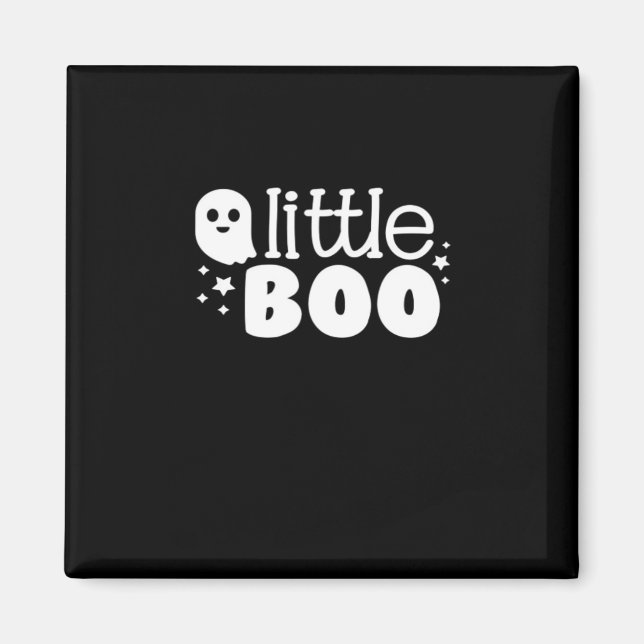 Aimant Lil Boo Halloween Style Vintage (Devant)