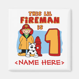 Aimant Lil Fireman 1er anniversaire
