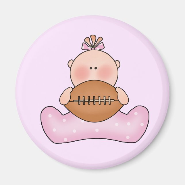 Aimant Lil Football Baby Girl (Devant)