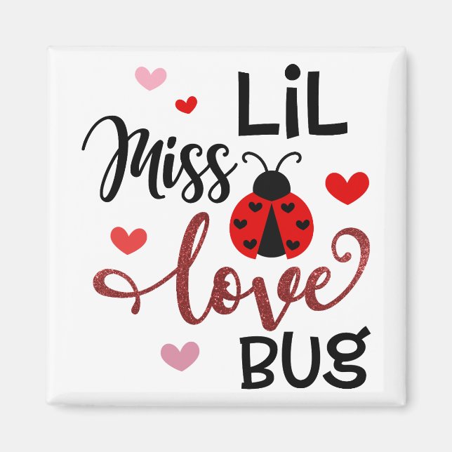 Aimant Lil Miss Love Bug (Devant)