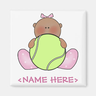 Aimant Lil Tennis Baby Girl - Ethnique