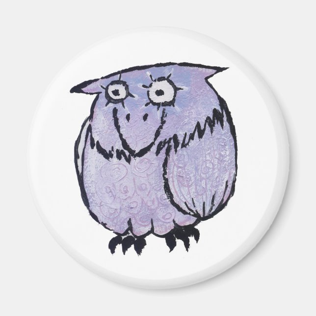 AIMANT LILAC OWL (Devant)