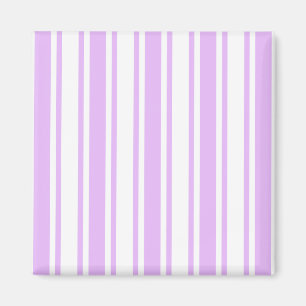 Aimant Lilac violet et blanc bonbons rayures