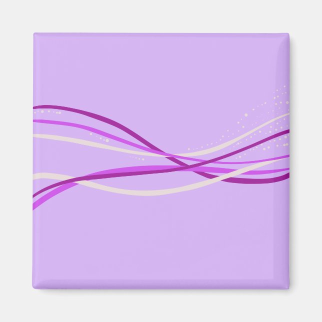 Aimant Lilas chic (Devant)