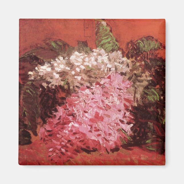 Aimant Lilas rose par Vincent van Gogh, Nature morte aux  (Devant)