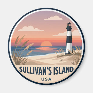 Aimant L'île de Sullivan aux États-Unis