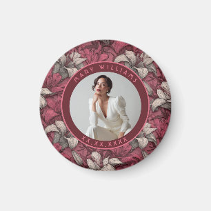 Aimant Lilies Roses Exclusives pour Son Anniversaire