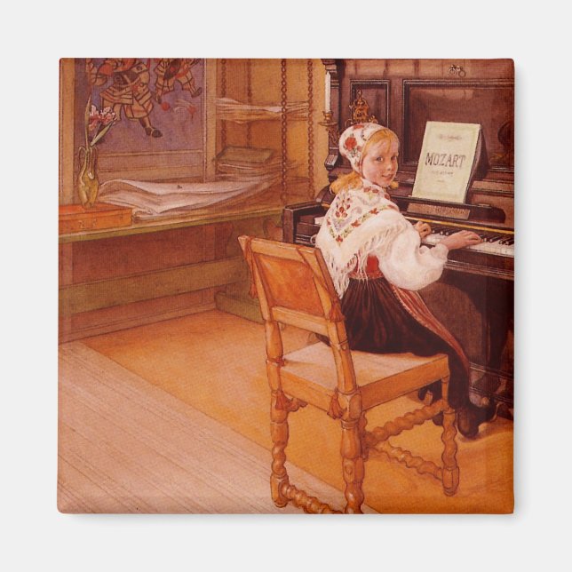 Aimant Lillanna Pratiquer Mozart sur Piano (Devant)