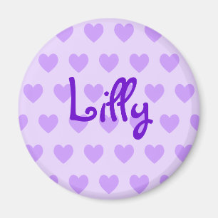 Aimant Lilly en violet