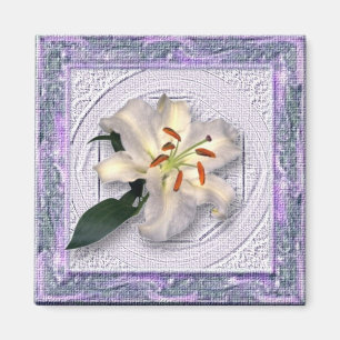 Aimant Lily dans le cadre de toile