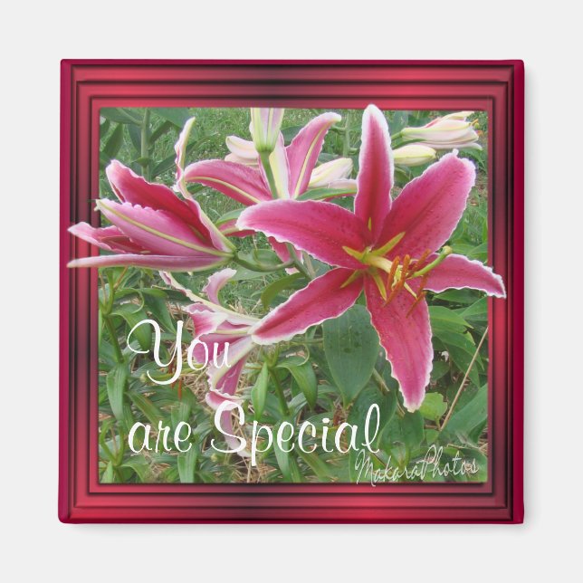 Aimant Lily Magnet-personnaliser (Devant)