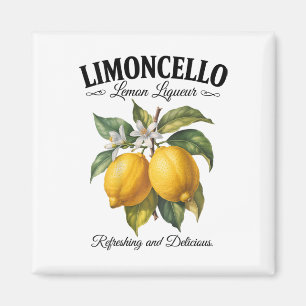 Aimant Limoncello Italie Vintage Rafraîchissant Citron Va