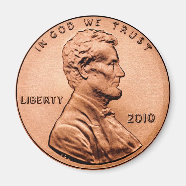 AIMANT LINCOL PENNY (Devant)