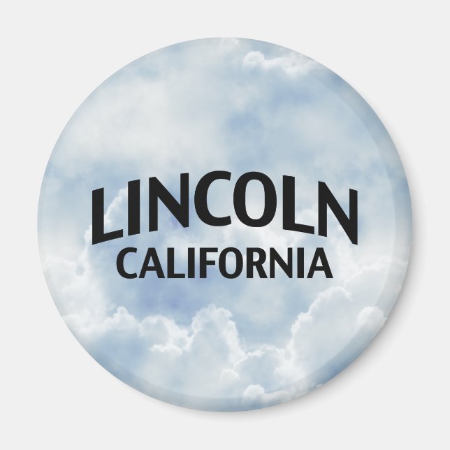 Aimant Lincoln Californie (Devant)