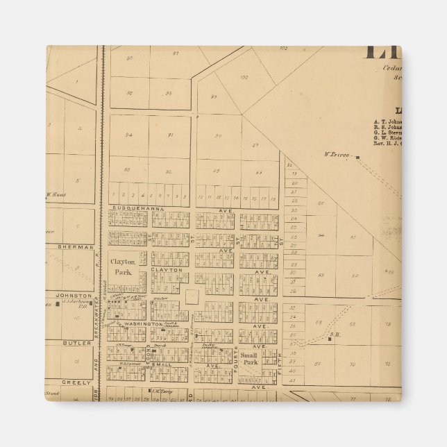 Aimant Lincoln Delaware (Devant)