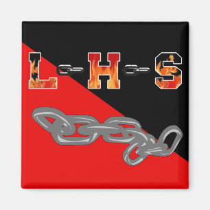 Aimant Lincoln High School Liens Couleurs