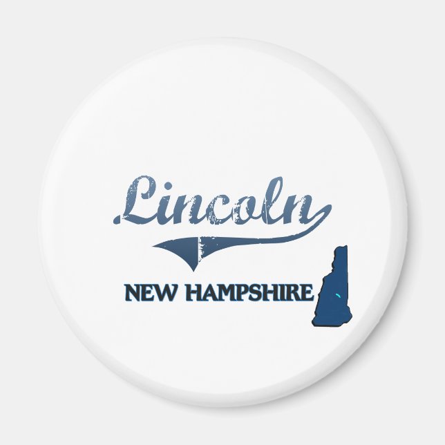 Aimant Lincoln New Hampshire City Classic (Devant)