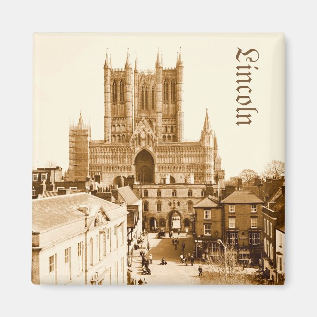 Aimant Lincoln vintage (Devant)