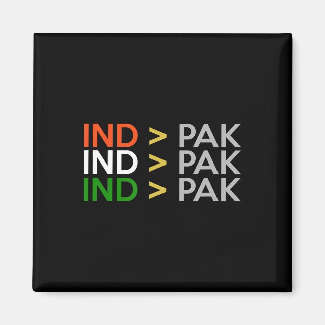 Aimant L'Inde mieux que le Pakistan Maillot de cricket in (Devant)