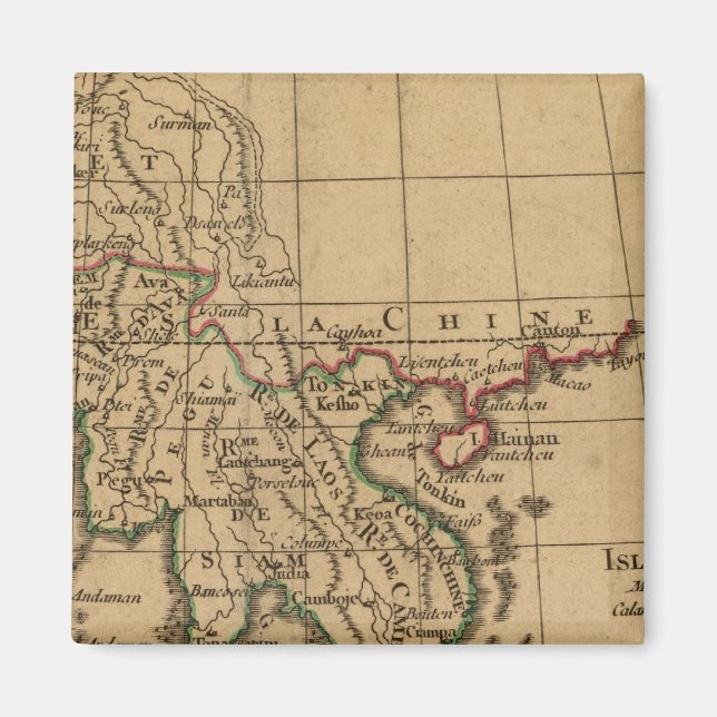 Aimant L'Inde orientale (Devant)