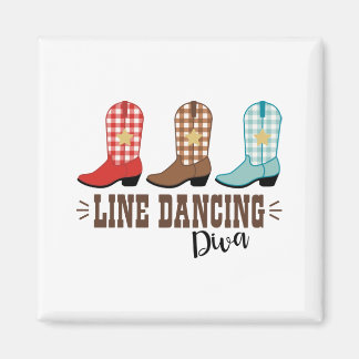 Aimant Line Dancing Diva