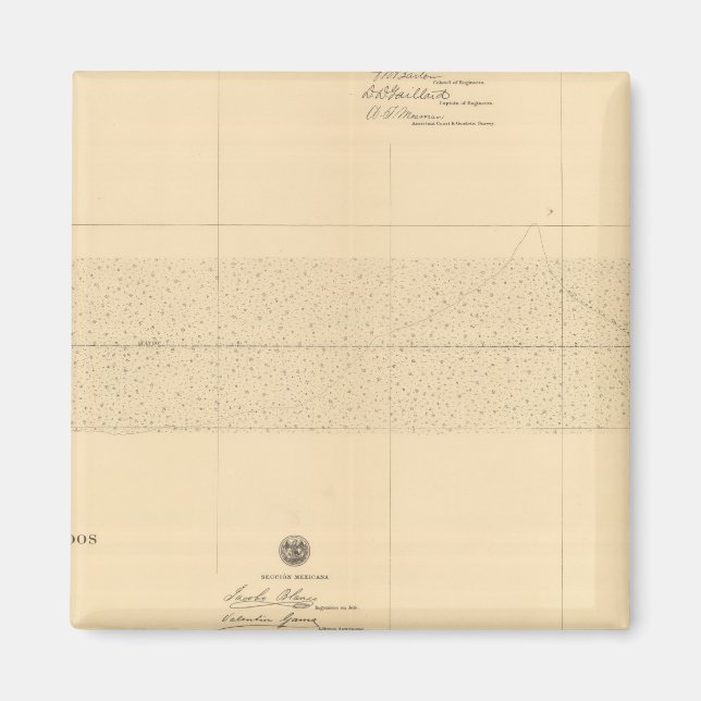 Aimant Linea Divisoria Entre Mexique 1 (Devant)