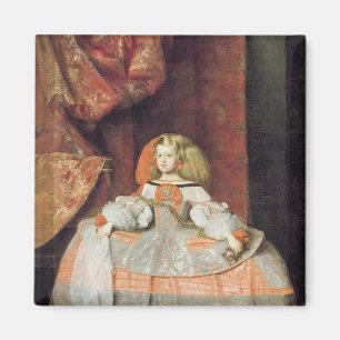 Aimant L'infante Maria Marguerita en rose