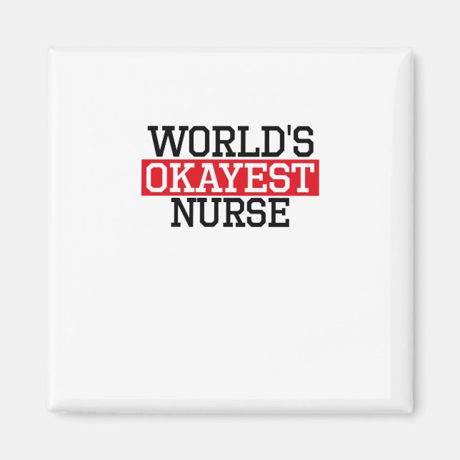 Aimant l'infirmière la plus bonne du monde, #Nurse (Devant)