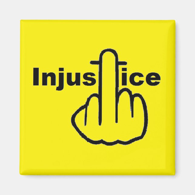 Aimant L'injustice de l'aimant est mauvaise (Devant)