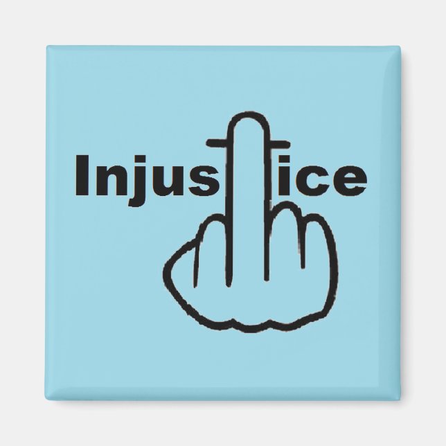 Aimant L'injustice de l'aimant est mauvaise (Devant)