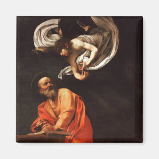 Aimant L'inspiration de Saint Matthieu, Caravaggio