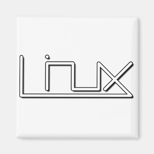 Aimant Linux (lisse) (Devant)