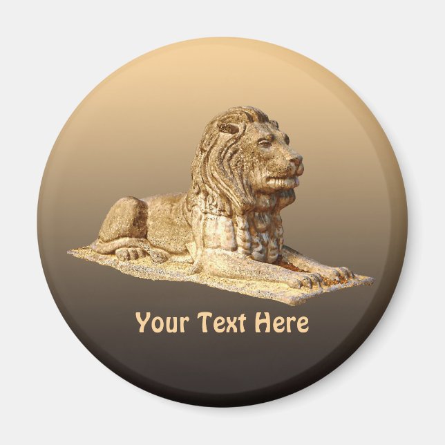 Aimant Lion de pierre (Devant)