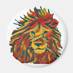 Aimant Lion de Rasta