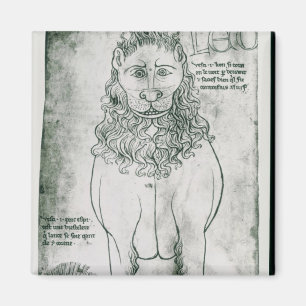 Aimant Lion et porc-épic de Mme Fr 19093 fol.24v