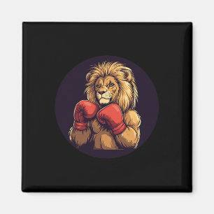 Aimant Lion Fort Avec Costume Mitts En Boxe Pour Garçons 