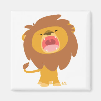 Aimant Lion grondant du dessin