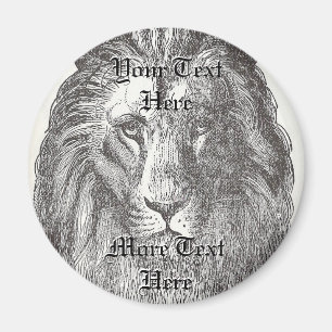 Aimant Lion vintage