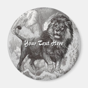 Aimant Lion vintage