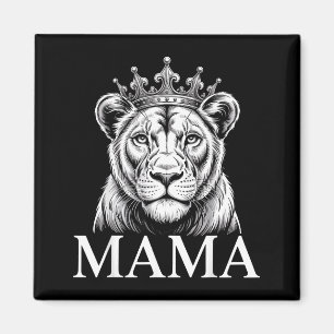 Aimant Lionne Maman Lion Animal Lionne Femmes Lionne
